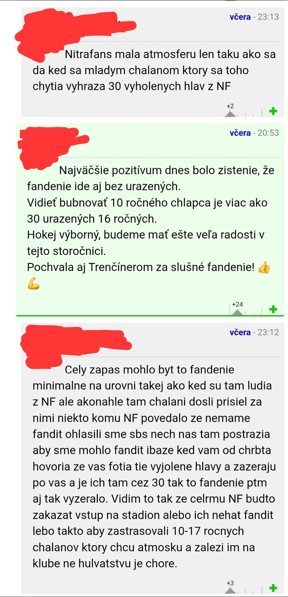 Zastrašovanie detí fansom Nitra komentár diskutera