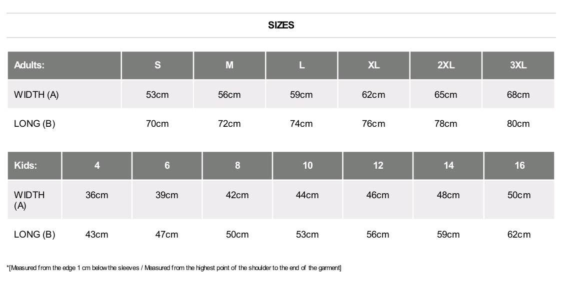Vrchná časť rozmery 