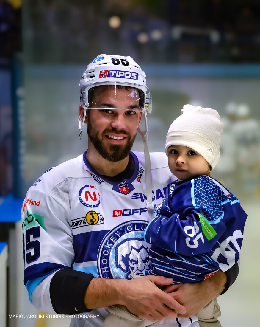 Marek Slovák so synom Matiasom