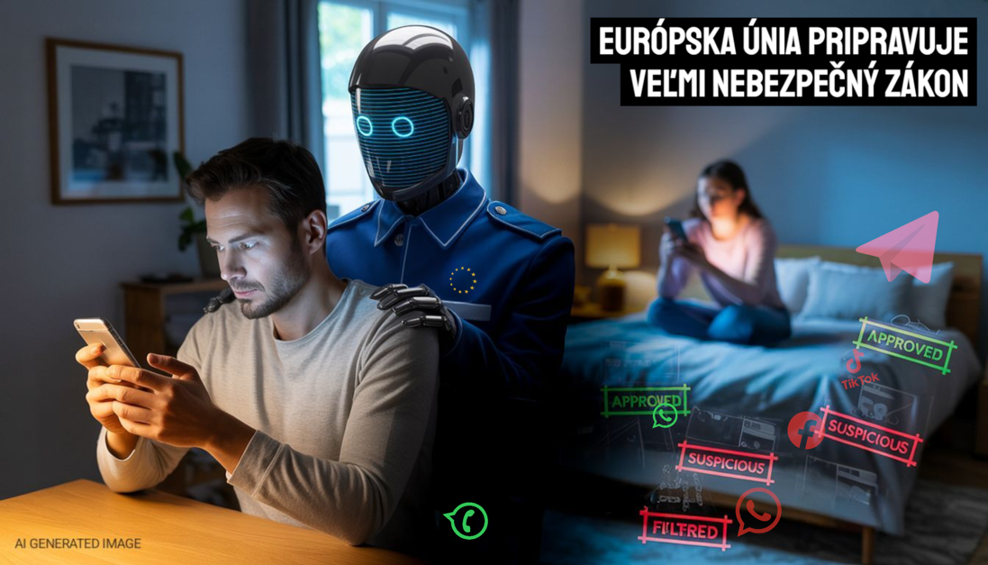 Chat Control zákon EÚ - koniec súkromia na internete