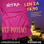 Tričko Nitra (nápis)