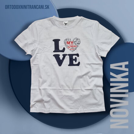 Tričko LOVE Fandíme