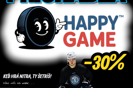 Happy Game™ - 30% zľava počas zápasov HK Nitra a FC Nitra Limitované edície produktov Ortodoxní Nitrančani s prémiovou kvalitou a lokálnou výrobou v zľave