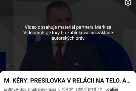 Markíza blokuje verejné diskusie s koaličným politikom 